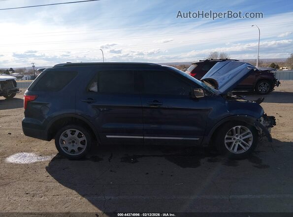 1FM5K7D84HGD16931 2017 FORD FORD EXPLORER Blue Widok zestawu wskaźników