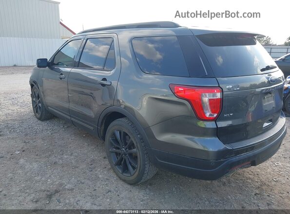 1FM5K7D84JGC69227 2018 FORD FORD EXPLORER Gray უკანა მარცხენა