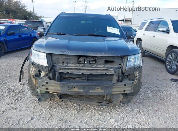 1FM5K7D84JGC69227 2018 FORD FORD EXPLORER Gray უკანა სალონის ხედი