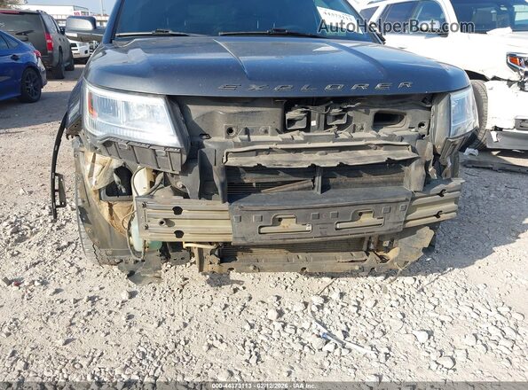1FM5K7D84JGC69227 2018 FORD FORD EXPLORER Gray წინა ხედი