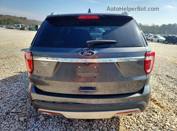 1FM5K7D88HGD34879 2017 FORD FORD EXPLORER Charcoal Вид ззаду