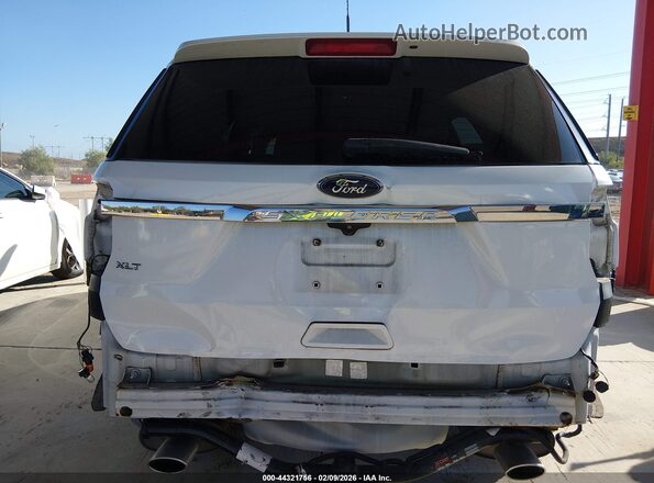 1FM5K7D8XJGA22570 2018 FORD FORD EXPLORER White წინა ხედი