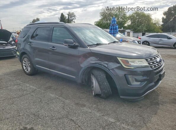 1FM5K7DHXGGD03499 2016 FORD FORD EXPLORER Gray Przód prawy