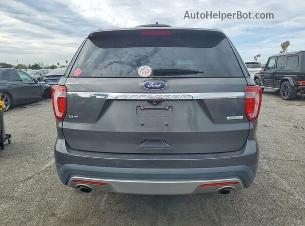 1FM5K7DHXGGD03499 2016 FORD FORD EXPLORER Gray Widok z tyłu