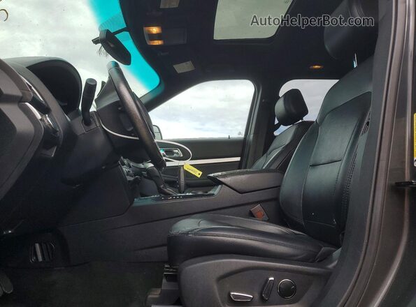 1FM5K7DHXGGD03499 2016 FORD FORD EXPLORER Gray Widok wnętrza z przodu
