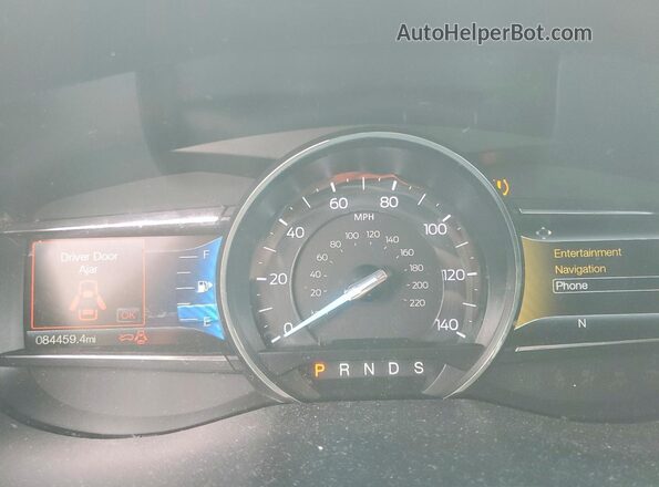 1FM5K7DHXGGD03499 2016 FORD FORD EXPLORER Gray Widok zestawu wskaźników