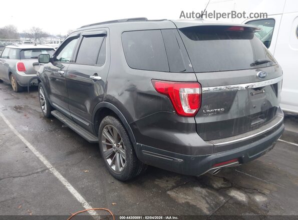 1FM5K7F80JGB11366 2018 FORD FORD EXPLORER Gray 