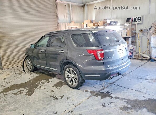 1FM5K7F89KGA63836 2019 FORD FORD EXPLORER Gray Tył lewy