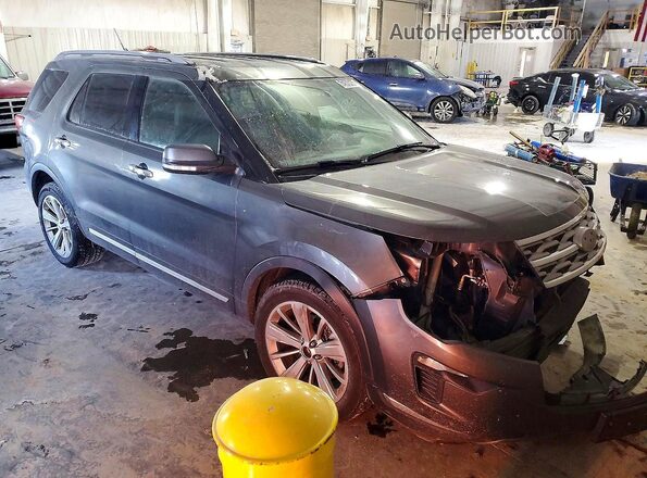 1FM5K7F89KGA63836 2019 FORD FORD EXPLORER Gray Przód prawy
