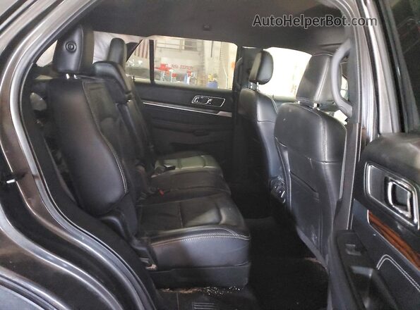 1FM5K7F89KGA63836 2019 FORD FORD EXPLORER Gray Widok wnętrza z tyłu