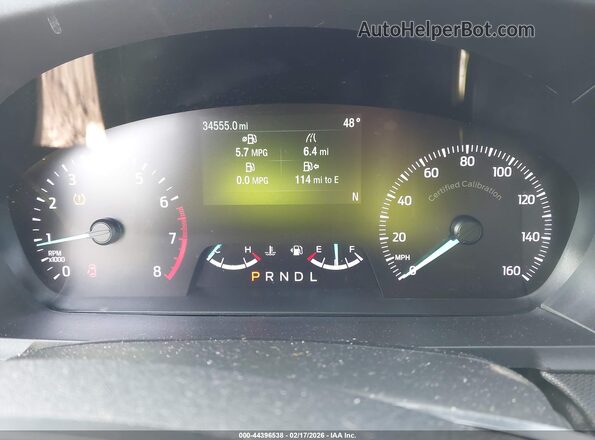 1FM5K8AB0LGC64003 2020 FORD POLICE INTERCEPTOR White Вид задніх сидінь