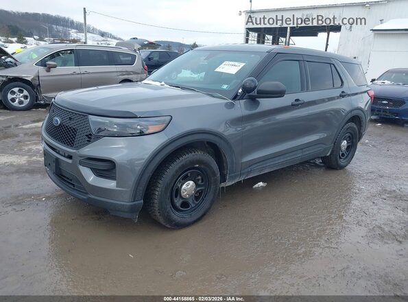 1FM5K8AB0PGC17446 2023 FORD POLICE INTERCEPTOR Gray Przód lewy