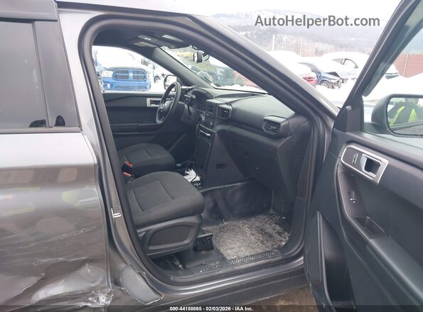 1FM5K8AB0PGC17446 2023 FORD POLICE INTERCEPTOR Gray Widok wnętrza z przodu
