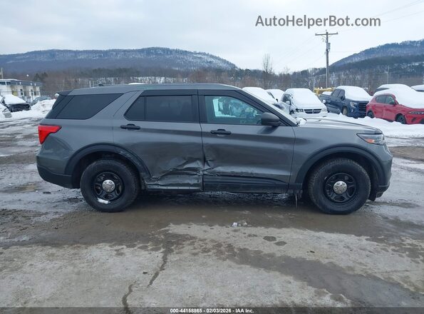 1FM5K8AB0PGC17446 2023 FORD POLICE INTERCEPTOR Gray Widok z przodu