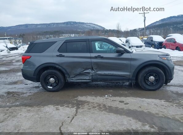 1FM5K8AB0PGC17446 2023 FORD POLICE INTERCEPTOR Gray Widok wnętrza z tyłu