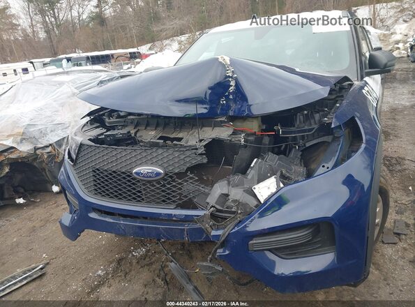 1FM5K8AB2PGA01243 2023 FORD POLICE INTERCEPTOR Blue წინა ხედი