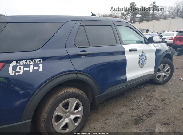 1FM5K8AB2PGA01243 2023 FORD POLICE INTERCEPTOR Blue წინა პანელის ხედი