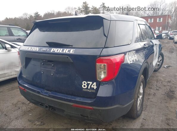 1FM5K8AB2PGA01243 2023 FORD POLICE INTERCEPTOR Blue უკანა მარჯვენა
