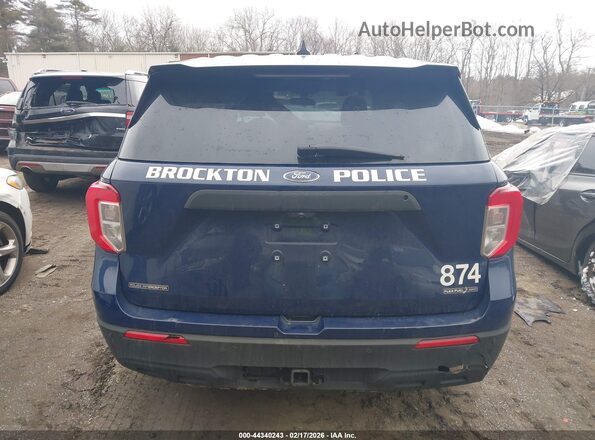1FM5K8AB2PGA01243 2023 FORD POLICE INTERCEPTOR Blue უკანა სალონის ხედი