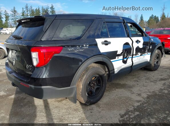 1FM5K8AB3LGA97975 2020 FORD POLICE INTERCEPTOR Black Trasero derecho