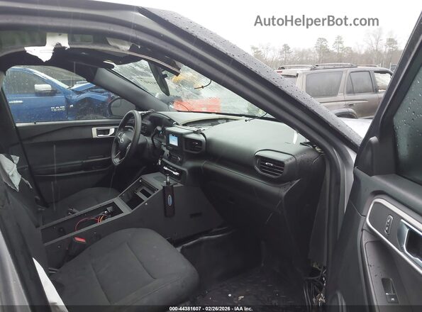 1FM5K8AB3NGA27234 2022 FORD POLICE INTERCEPTOR Silver Widok wnętrza z przodu
