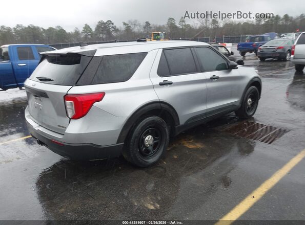 1FM5K8AB3NGA27234 2022 FORD POLICE INTERCEPTOR Silver Tył prawy