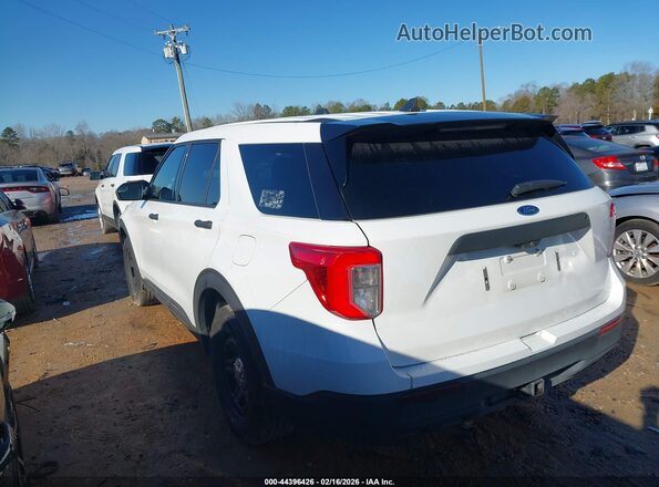 1FM5K8AB4MGA17665 2021 FORD POLICE INTERCEPTOR White Vista interior de 360 grados