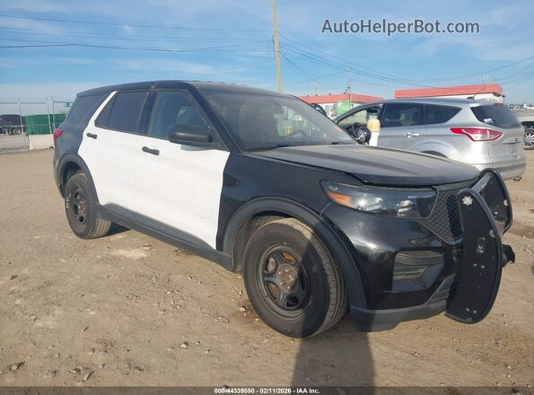 1FM5K8AB4MGA42551 2021 FORD POLICE INTERCEPTOR Black Սալոնի հետևի տեսք