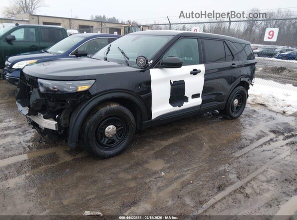 1FM5K8AB5LGA82894 2020 FORD POLICE INTERCEPTOR Black Передня ліва чверть