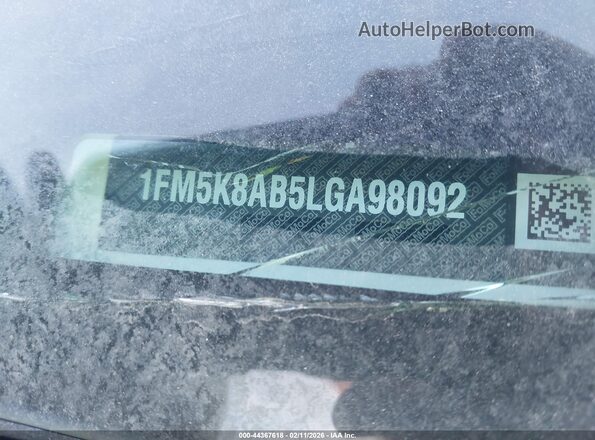 1FM5K8AB5LGA98092 2020 FORD POLICE INTERCEPTOR White 