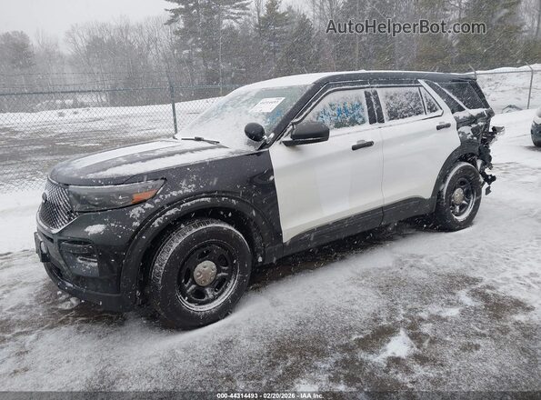 1FM5K8AB7NGA55196 2022 FORD POLICE INTERCEPTOR Черный Передняя левая четверть