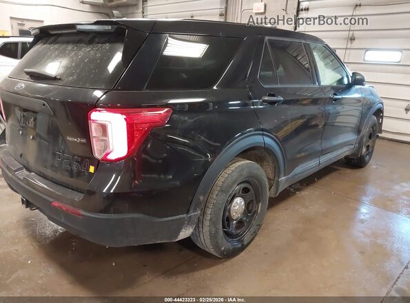 1FM5K8AB9MGA50872 2021 FORD POLICE INTERCEPTOR Черный Задняя правая четверть