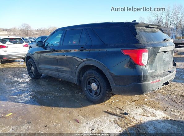 1FM5K8ABXMGB53153 2021 FORD POLICE INTERCEPTOR Черный Задняя левая четверть