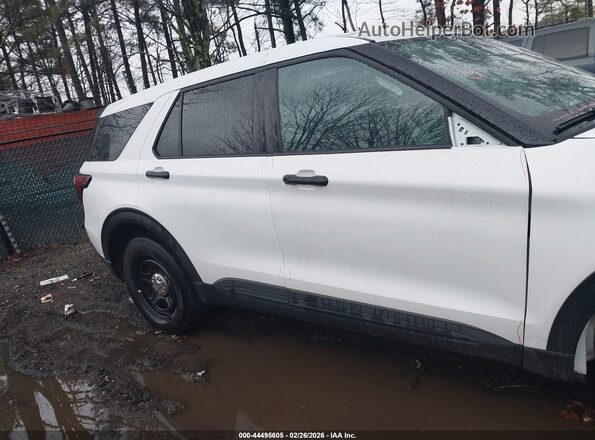 1FM5K8ABXSGA09759 2025 FORD POLICE INTERCEPTOR White Սալոնի 360 աստիճան տեսք
