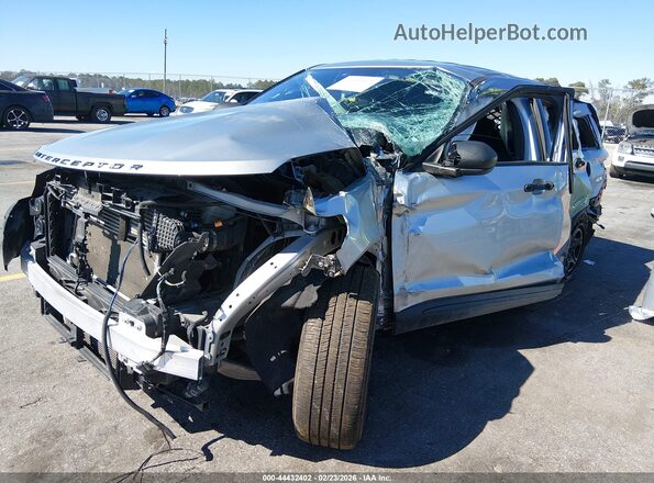 1FM5K8AC1NGA03233 2022 FORD POLICE INTERCEPTOR Silver Դիմացի տեսք