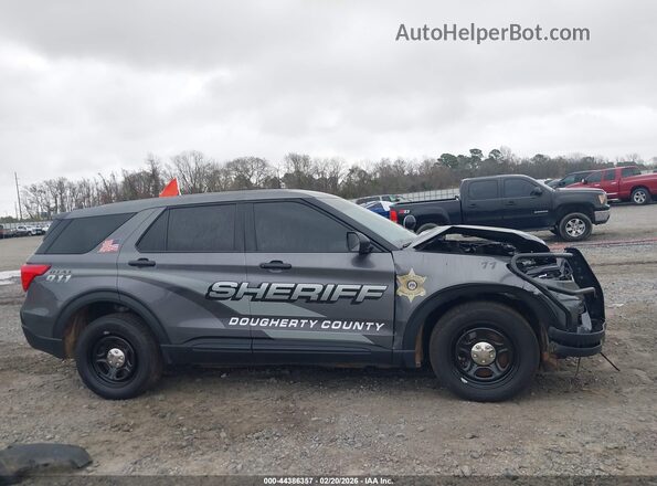 1FM5K8AC1RGA69366 2024 FORD POLICE INTERCEPTOR Gray Vista interior trasera