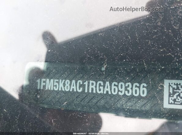 1FM5K8AC1RGA69366 2024 FORD POLICE INTERCEPTOR Gray Vista del compartimento del motor