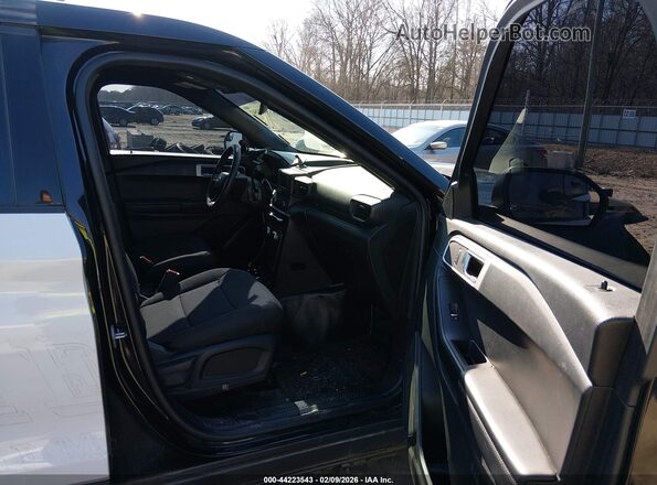 1FM5K8AC6MNA04890 2021 FORD POLICE INTERCEPTOR Black Vista interior delantera
