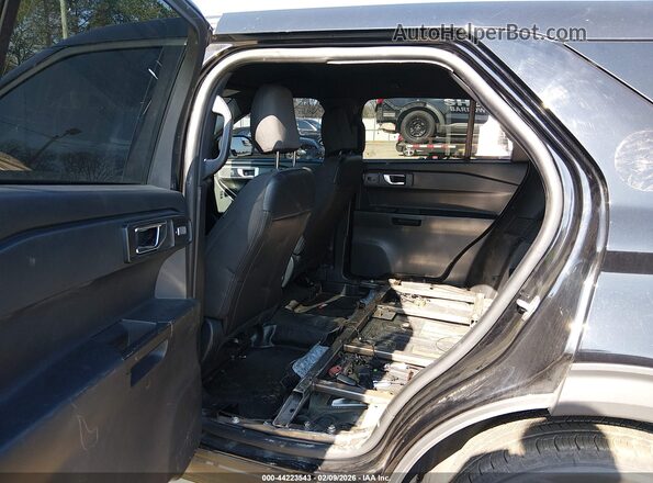 1FM5K8AC6MNA04890 2021 FORD POLICE INTERCEPTOR Black Vista de la etiqueta del VIN