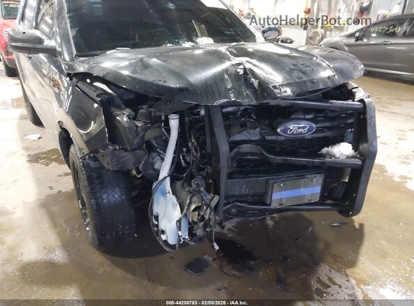 1FM5K8AR0GGD30455 2016 FORD UTILITY POLICE INTERCEPTOR Черный Вид спереди