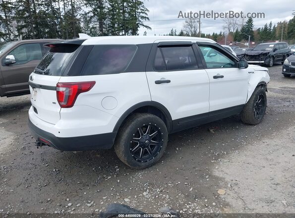 1FM5K8AR2GGD05847 2016 FORD UTILITY POLICE INTERCEPTOR White Հետևի աջ
