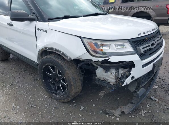 1FM5K8AR2GGD05847 2016 FORD UTILITY POLICE INTERCEPTOR White Դիմացի տեսք