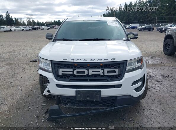 1FM5K8AR2GGD05847 2016 FORD UTILITY POLICE INTERCEPTOR White Սալոնի հետևի տեսք