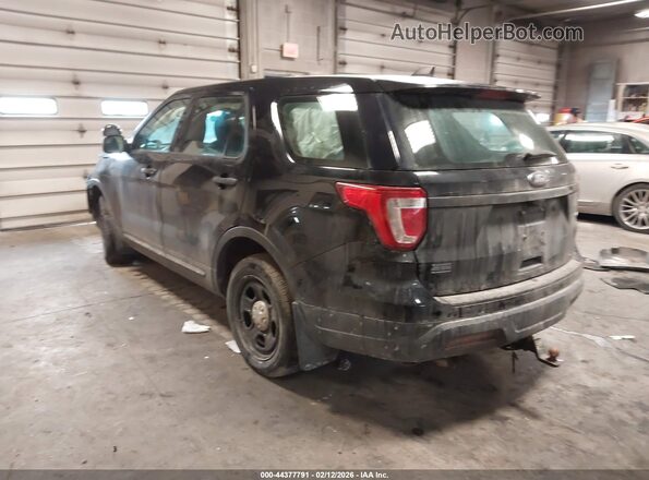 1FM5K8AR7JGA89842 2018 FORD POLICE INTERCEPTOR Black Հետևի ձախ