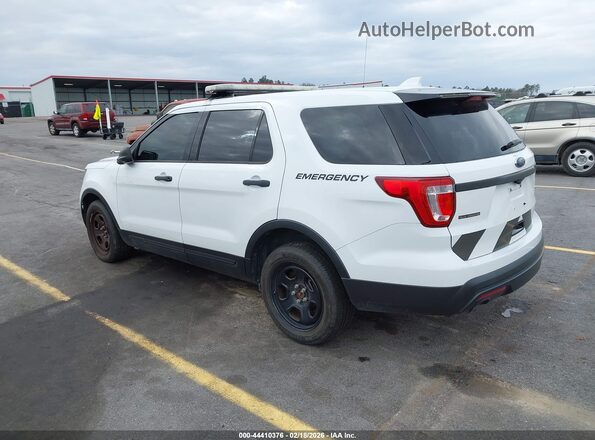1FM5K8AR8HGE25864 2017 FORD UTILITY POLICE INTERCEPTOR White Rear left