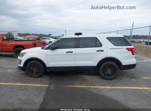 1FM5K8AR8HGE25864 2017 FORD UTILITY POLICE INTERCEPTOR White Rear interior view