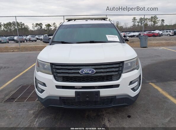 1FM5K8AR8HGE25864 2017 FORD UTILITY POLICE INTERCEPTOR White Dashboard view
