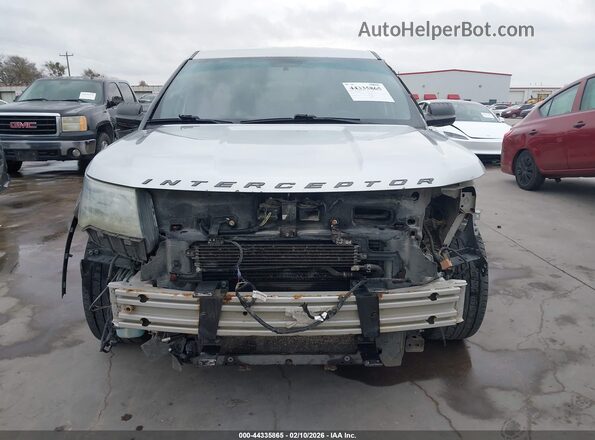 1FM5K8AT9GGA46883 2016 FORD UTILITY POLICE INTERCEPTOR Gray Vista interior trasera