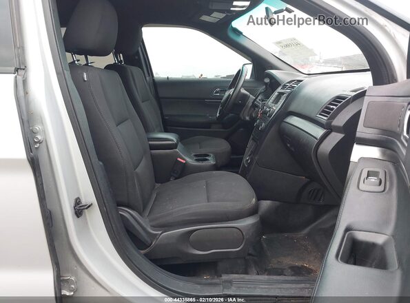 1FM5K8AT9GGA46883 2016 FORD UTILITY POLICE INTERCEPTOR Gray Vista interior delantera