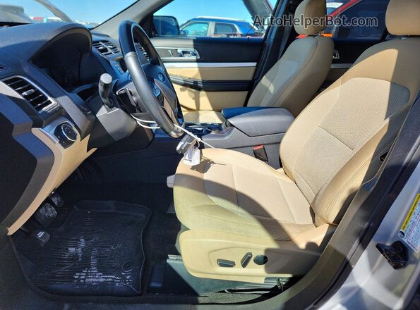 1FM5K8D80HGD90501 2017 FORD FORD EXPLORER Silver Սալոնի դիմացի տեսք